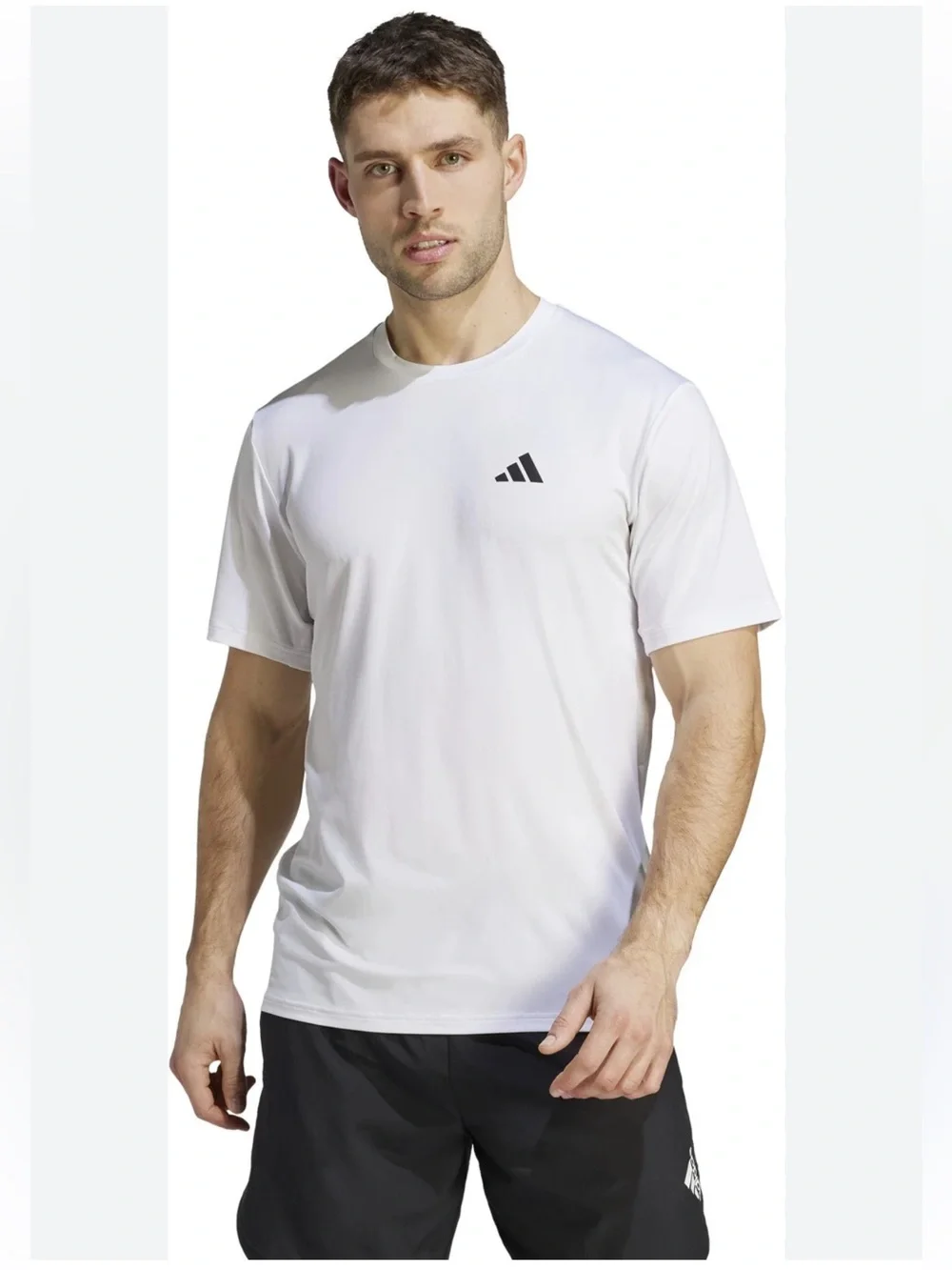 NWT Adidas Men's TR-ES White T-Shirt- size M